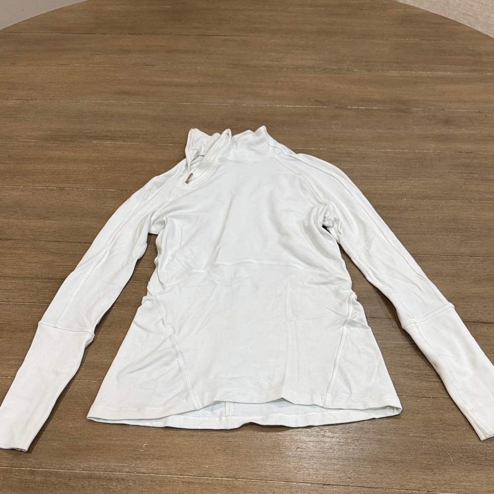 lululemon athletica Cream Long Sleeve Top